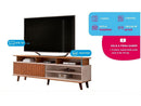 Rack para TV até 70" 1 Porta DJ Móveis Flow