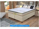 Base Cama Box Queen Gazin Bipartida 27x158x198cm