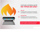 Fogão 4 Bocas Esmaltec Branco Ideal Pop 4120