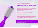 Escova Secadora Britânia 1300W Luz Infrared Cerâmica Íons Turmalina 2 Velocidades Soft BEC07R - Bivolt