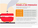 Panela de Pressão Panelux 4,5L Prata Classic 5000002