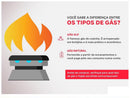 Fogão 4 Bocas Electrolux Cinza Efficient FE4IG - Bivolt