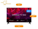 Smart TV 43" Full HD LED Semp S42 Google TV 2 HDMI