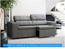 Sofá Retrátil Reclinável 3 Lugares Suede