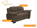 Sofá 2 Lugares Suede Carmel Linoforte