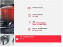 Fogão 5 Bocas Consul Inox Acendimento Automático - Bivolt