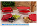 Conjunto de Assadeiras de Vidro Marinex 6 Peças