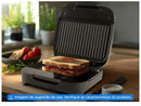 Sanduicheira Grill Cadence Preta 750W Antiaderente Click - 110V