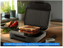 Sanduicheira Grill Cadence Preta 750W Antiaderente Click - 110V