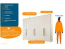 Guarda-roupa Casal 6 Portas 6 Gavetas