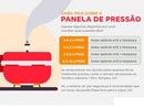 Panela de Pressão Panelux Antiaderente 7L Grafite