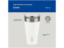 Copo Térmico Parede Dupla com Tampa Tramontina Exata 61646515 Branco 550ml