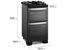 Fogão 4 Bocas Electrolux Preto Duplo Forno Experience FE4DB - 110V
