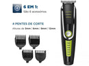 Aparador de Pelos Mondial Super Groom 6 em 1 - Bivolt