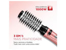 Escova Rotativa Mondial Golden Rose ER-12-GR 1000W Cerâmica com Argan - 220V