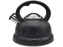 Chaleira Brinox Inox com Apito Preto Marble 2,7L Roma