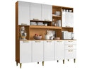 Armário de Cozinha Completa Aramóveis Kit Mega 9 Portas 2 Gavetas