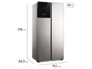 Geladeira/Refrigerador Electrolux Frost Free Side by Side 431L ES40S Bivolt - Bivolt