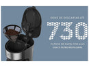 Cafeteira Elétrica Electrolux Efficient ECM22 30 Xícaras Preta e Inox 4911AOBR505 - 220V