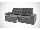 Sofá 2 Lugares Retrátil Reclinável Suede Phormatta Colômbia