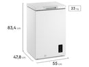 Freezer Horizontal Electrolux 95L 1 Porta Inverter - Bivolt