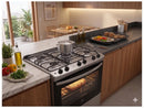 Fogão 5 Bocas Electrolux Inox Cinza Efficient FE5IG - Bivolt
