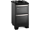 Fogão 4 Bocas Electrolux Preto Duplo Forno Experience FE4DB - 110V