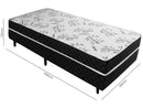 Cama Box Solteiro V-Joy Conjugada 50x88x188cm