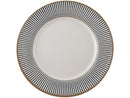 Aparelho de Jantar 12 Peças Alleanza Cerâmica Branco e Preto Redondo Ritz