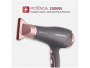 Secador de Cabelo Mondial Keratin Grafite e Rosé - 220V