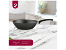 Panela Wok Panelux de Alumínio Antiaderente Magnific Grafite 24cm