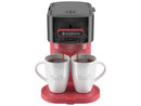 Cafeteira Cadence Single Up 2 Cafés Preta e Vermelha CAF230 - 220V