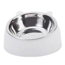 1/2/5 peças Tigela Criativa Inclinada para Gatos e Cães, Comedouro e Bebedouro de Aço Inoxidável para Filhotes e Pets