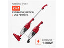Aspirador de Pó 2 em 1 Mondial 1500W Turbo Cycle AP-40-R Vermelho e Preto - 220V