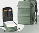 Mochila de Viagem 40x30x20 — Bagagem de Cabine Impermeável com Compartimento para Notebook